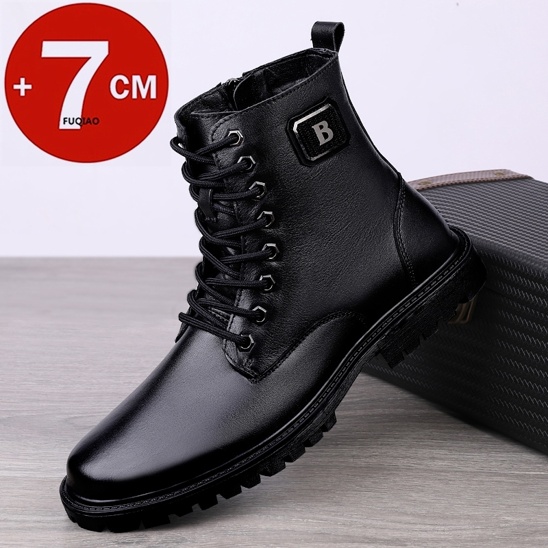 Men'S Shoes Dockers - Botas con elevador de cuero genuino