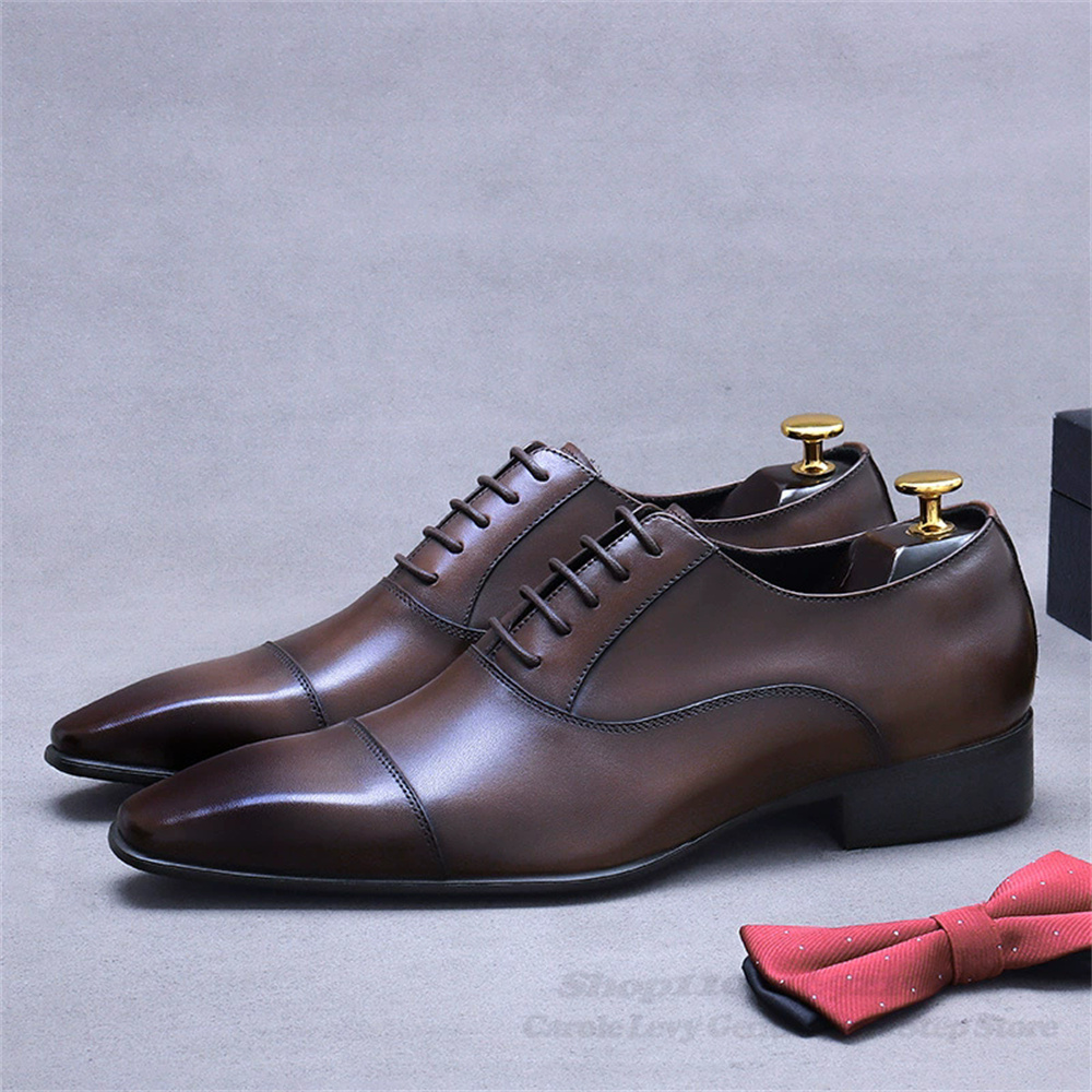 Men Shoes Oxford - Zapatos de cuero Oxford para hombre,