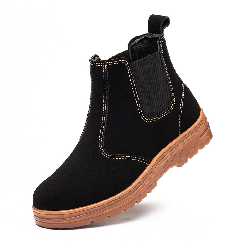 Chelsea Boots Suede - Botas de seguridad con puntera de