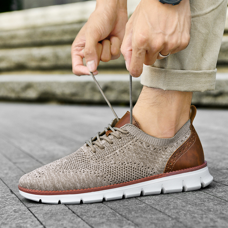 Men Shoes Oxford - Zapatos Casuales para Hombre, Clásicos, Transpirables,