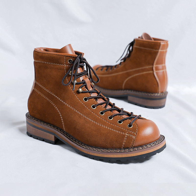 Chelsea Boots Suede - Zapatos de senderismo para hombre, botas