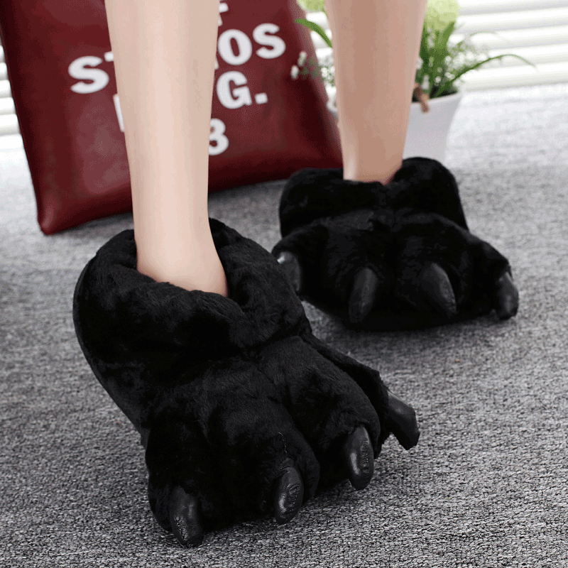 Men'S Shoes To Women'S Size - Zapatos de pata de Animal negros