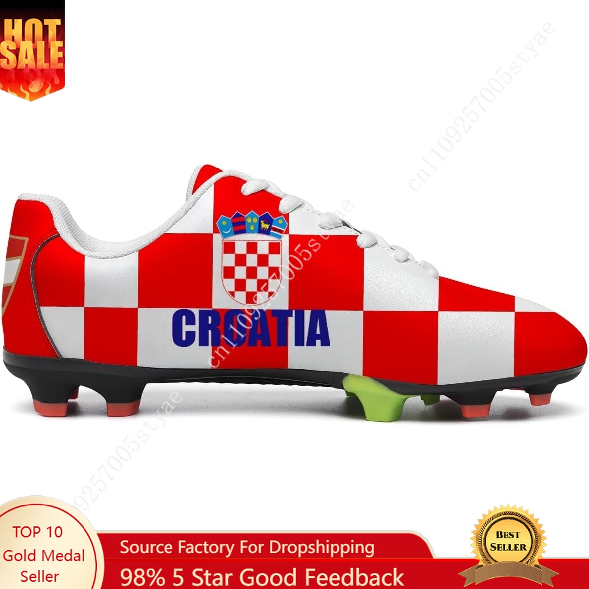 Men Shoes Oxford - Zapatillas de Fútbol con la Bandera