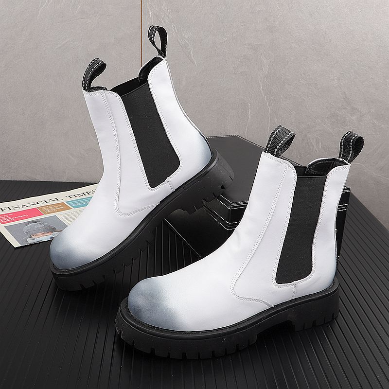 Chelsea Boots Suede - Botas de cuero genuino de lujo