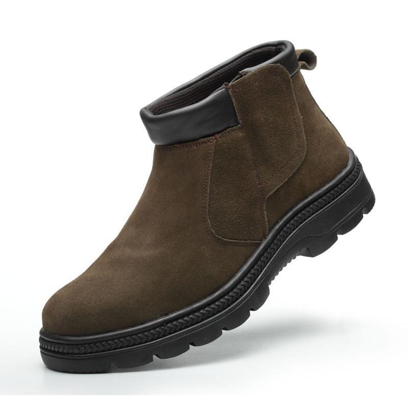 Chelsea Boots Suede - Botas de seguridad casuales para hombre,