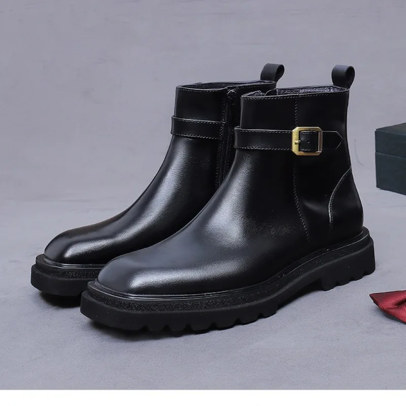 Men Shoes Oxford - Botas Oxford hasta el tobillo Retro