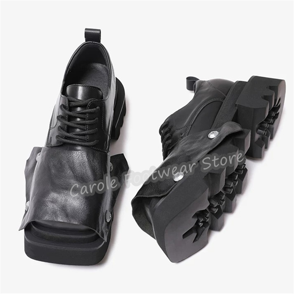 Zapatos Derby de Moda con Punt - Men Shoes Oxford reseña y precio