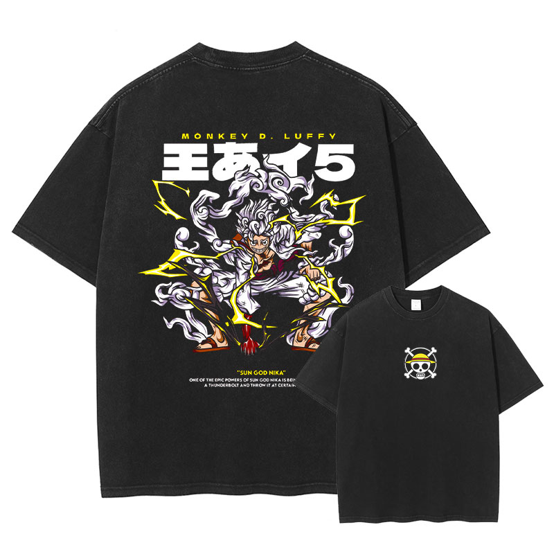 Camiseta de Anime Nika Luffy,  - Men'S Shoes Xl reseña y precio