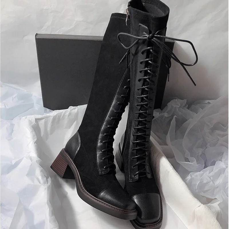 Botas hasta la rodilla con cor - Chelsea Boots Suede reseña y precio