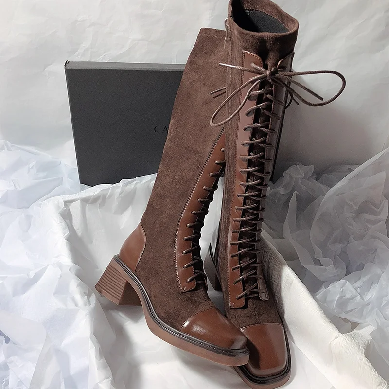 Botas hasta la rodilla con cor - Chelsea Boots Suede reseña y precio