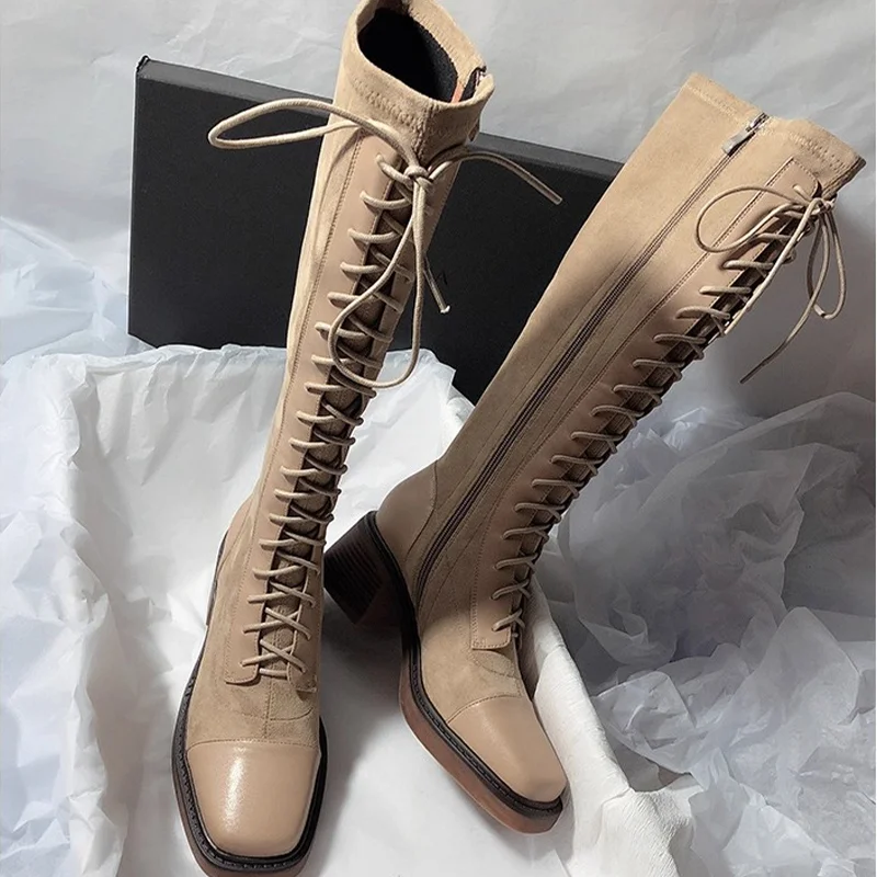 Botas hasta la rodilla con cor - Chelsea Boots Suede reseña y precio