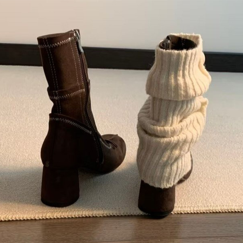 Botas de tacón alto con lazo p - Chelsea Boots Suede reseña y precio