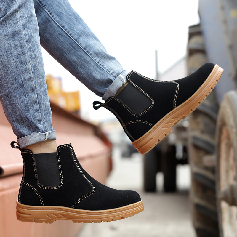 Botas de seguridad con puntera - Chelsea Boots Suede reseña y precio