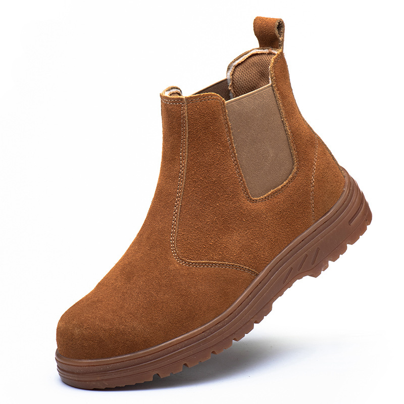 Botas de seguridad con puntera - Chelsea Boots Suede reseña y precio