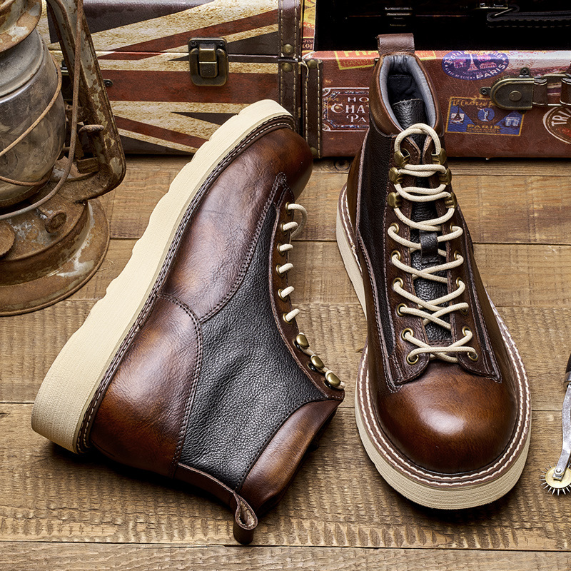 Botas Oxford de Tobillo Hechas - Men Shoes Oxford reseña y precio