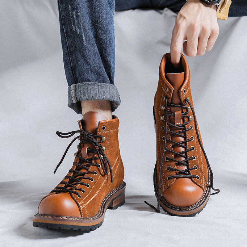 Zapatos de senderismo para hom - Chelsea Boots Suede reseña y precio