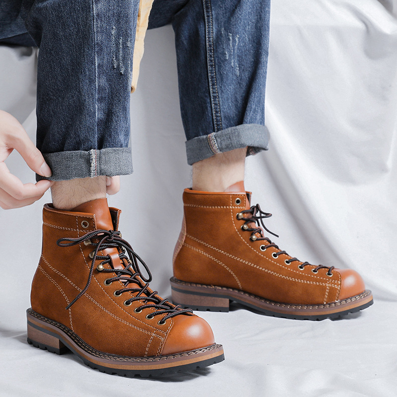 Zapatos de senderismo para hom - Chelsea Boots Suede reseña y precio