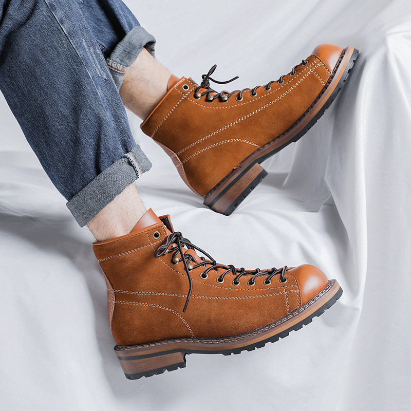 Zapatos de senderismo para hom - Chelsea Boots Suede reseña y precio