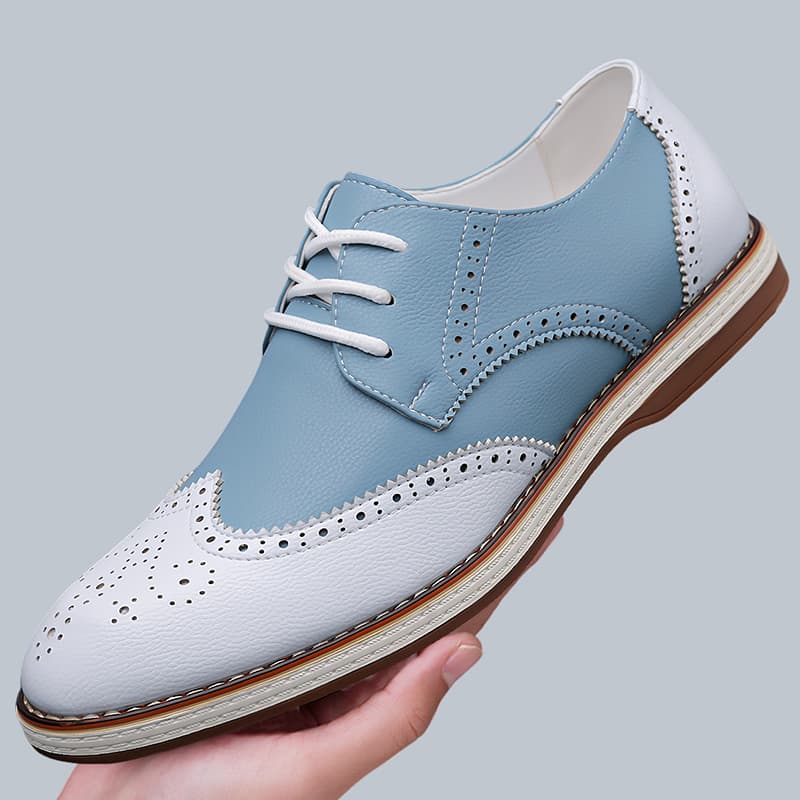 Zapatos Oxford de dos tonos en - Men Shoes Oxford reseña y precio