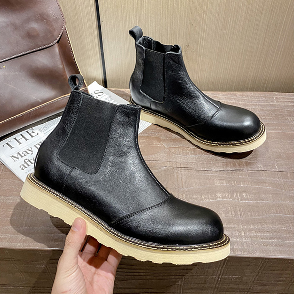 Botas Chelsea Retro de cuero g - Men Shoes Oxford reseña y precio
