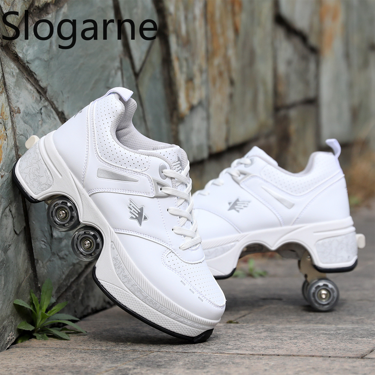 Zapatos de patines de 4 ruedas - Men Shoes Sneakers reseña y precio