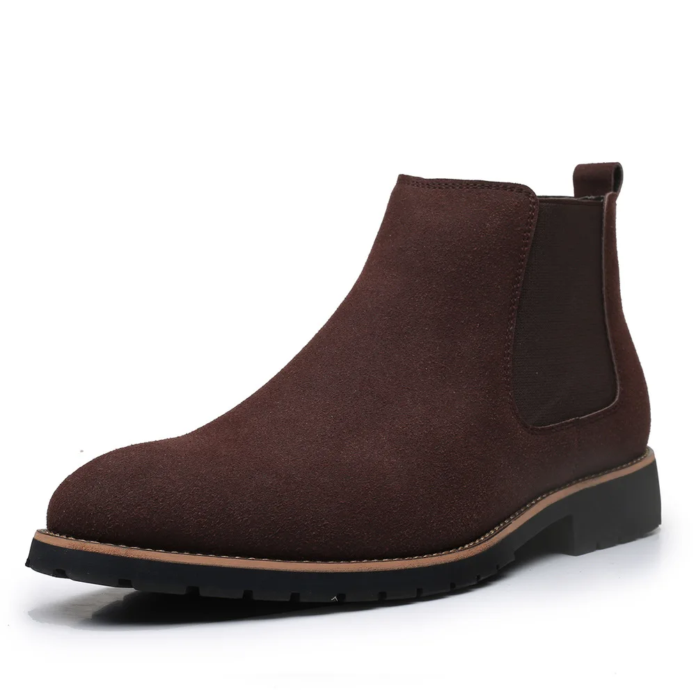 Botas de tobillo para hombre,  - Chelsea Boots Suede reseña y precio