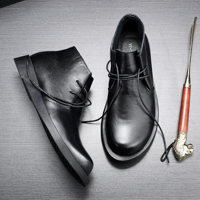 Botas Oxford de ante vacuno ha - Men Shoes Oxford reseña y precio