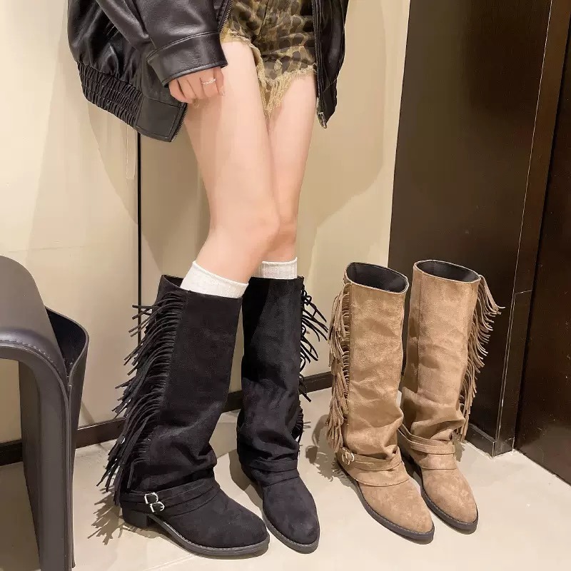 Botas hasta la rodilla para Mu - Chelsea Boots Suede reseña y precio