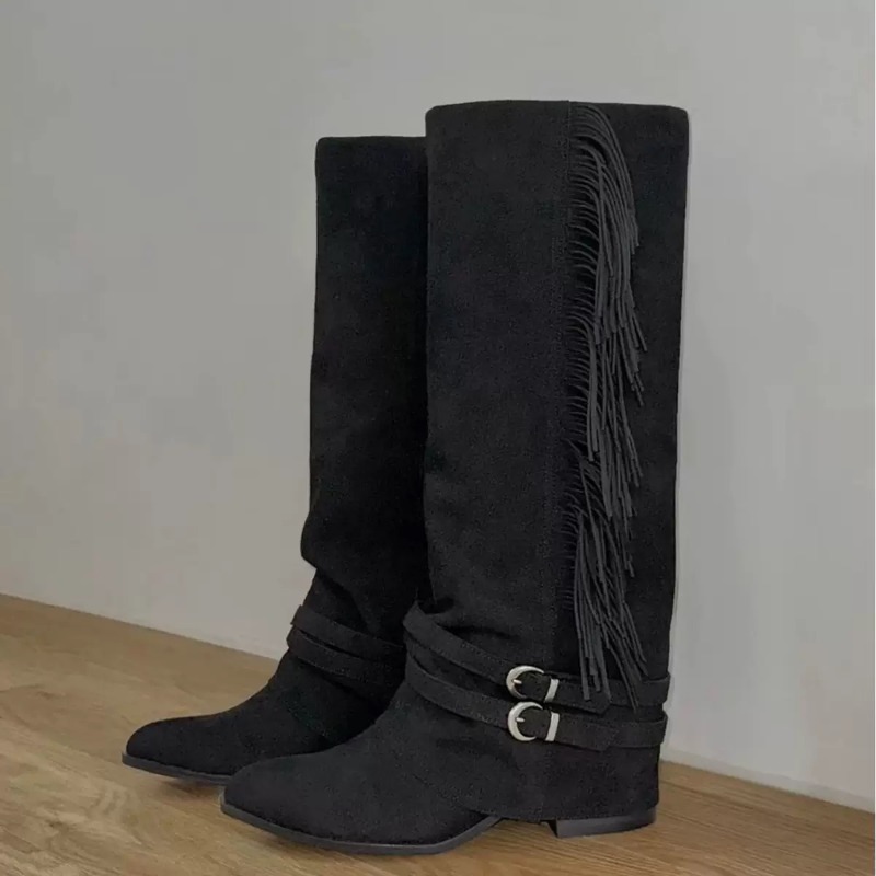 Botas hasta la rodilla para Mu - Chelsea Boots Suede reseña y precio